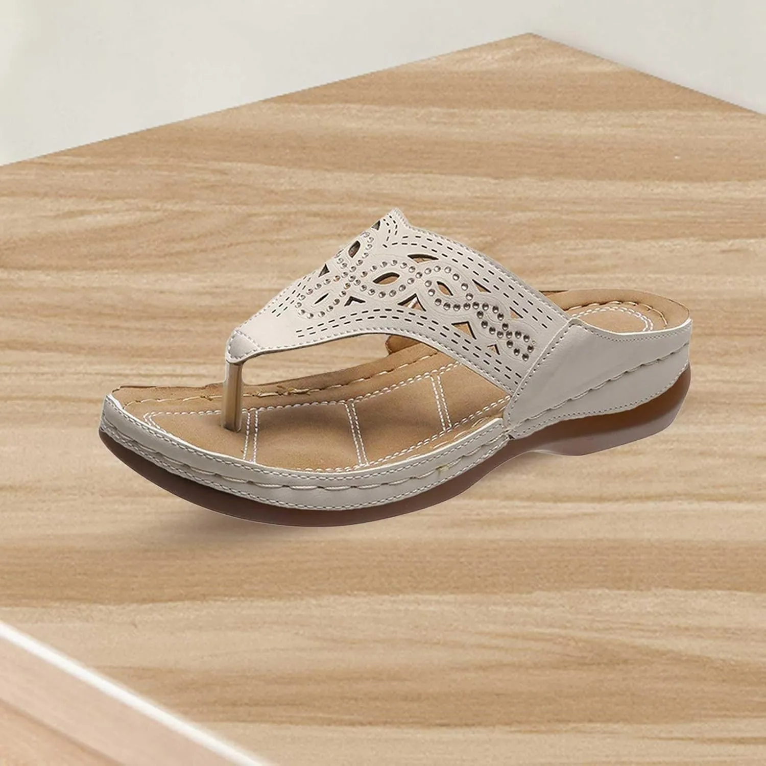 2025 Massage Orthopedic Flip Flops Comfort Orthotic Casual Women Sandals with Arch Support Shower Slippers
