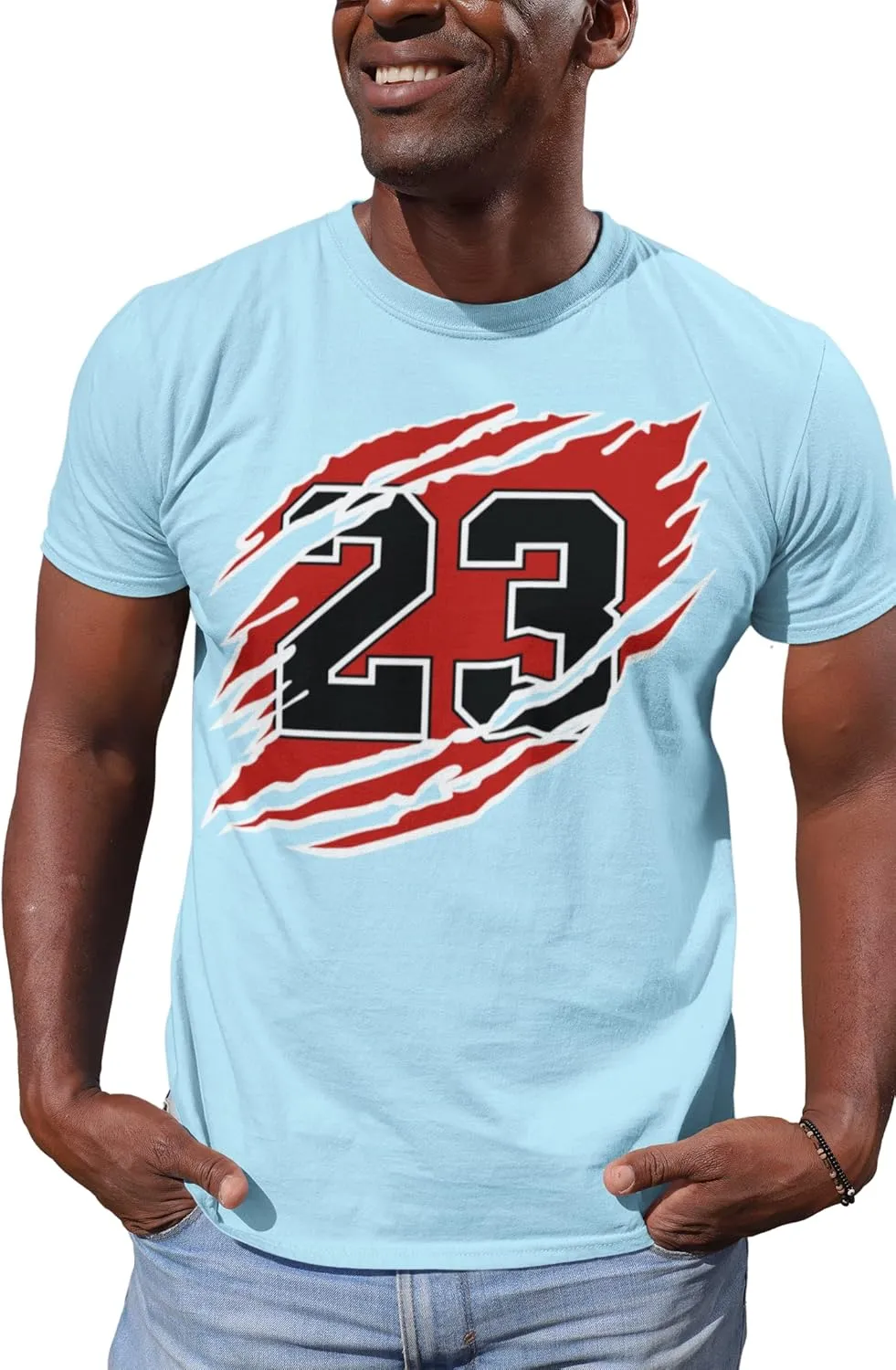 23 Slash Shirt to Match Jordan Retro Sneakers Low Mid High 1 2 3 4 5, Tee to Match Jordan 1s 2s 3s 4s 5s 6s