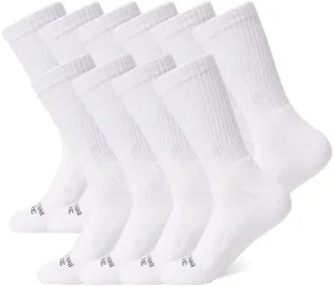 32 DEGREEES Men's 5 Pack Comfort Crew Socks | Anti-Odor | Arch Support| Active | Casual | Work