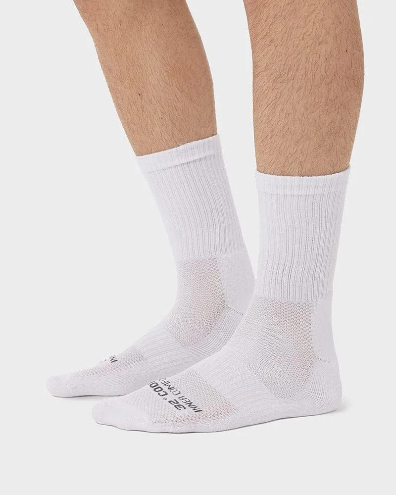 32 DEGREEES Men's 5 Pack Comfort Crew Socks | Anti-Odor | Arch Support| Active | Casual | Work