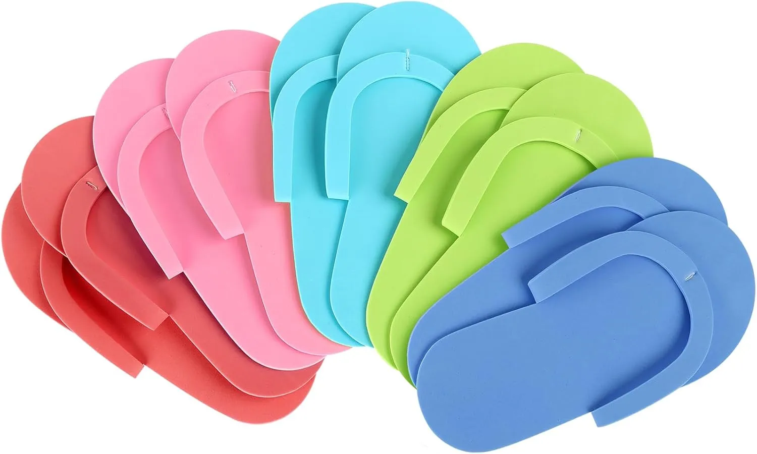 36 Pairs Disposable Slippers Pedicure Slipppers for Salon Spa Pedicure (Random Color) for Foot Flip Flop Salon Nail Spa
