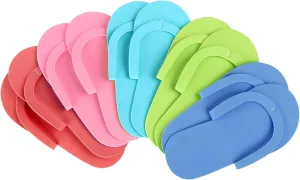 36 Pairs Disposable Slippers Pedicure Slipppers for Salon Spa Pedicure (Random Color) for Foot Flip Flop Salon Nail Spa