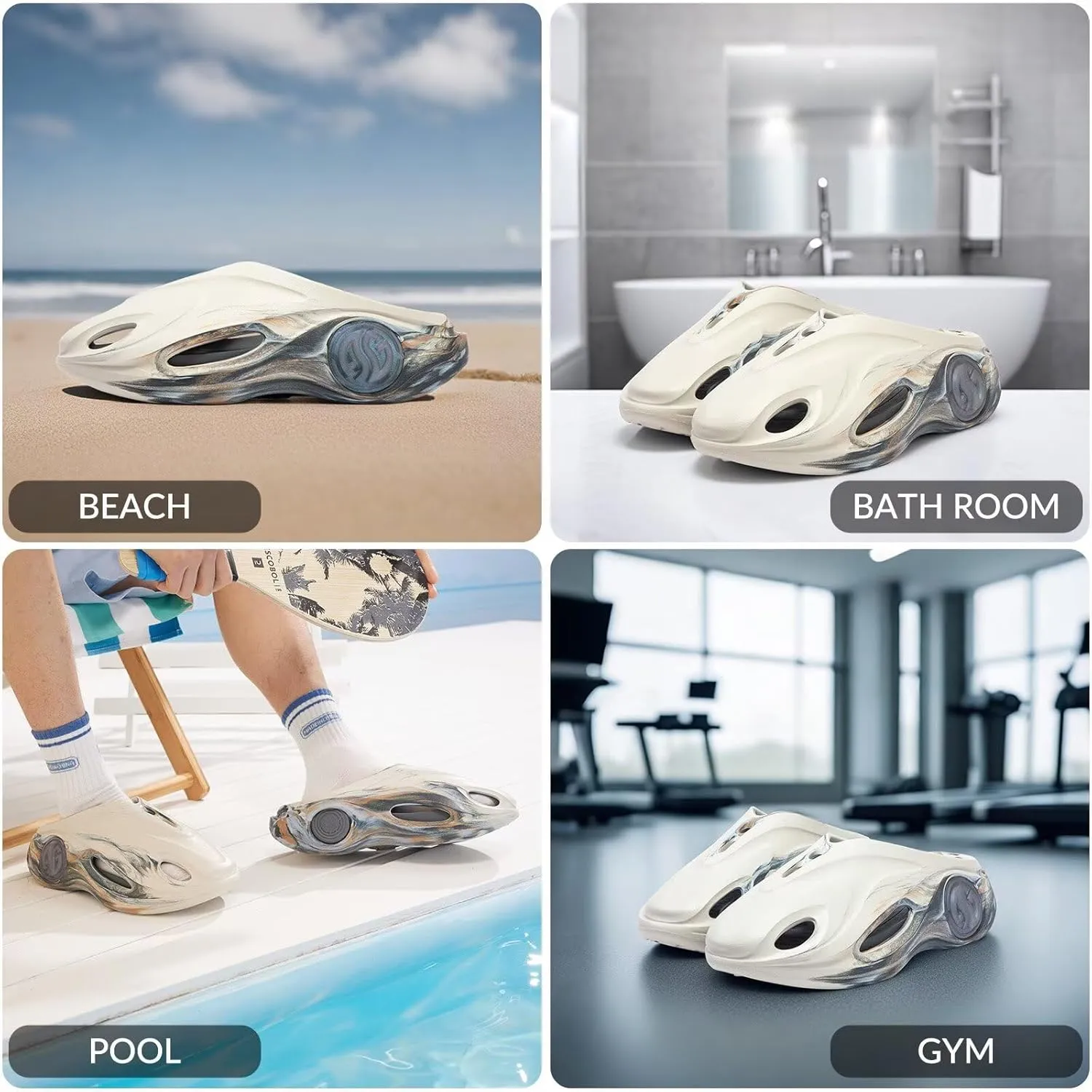 361° AG Whale 2 Recovery slides for men arch support mens slippers for plantar fasciitis relief house shoes orthopedic,Non slip closed toe sandals for shower beach gym,Aaron Gordon basketball slides