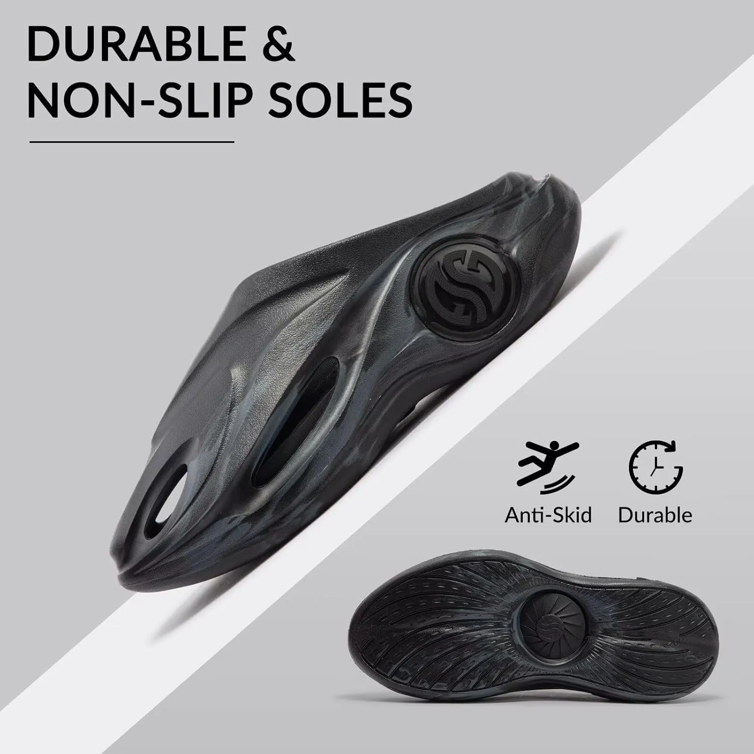 361° AG Whale 2 Recovery slides for men arch support mens slippers for plantar fasciitis relief house shoes orthopedic,Non slip closed toe sandals for shower beach gym,Aaron Gordon basketball slides