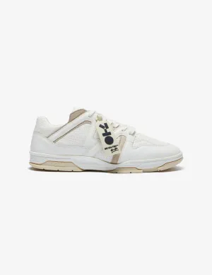 731 Latte Beige & White Low-Top Sneakers
