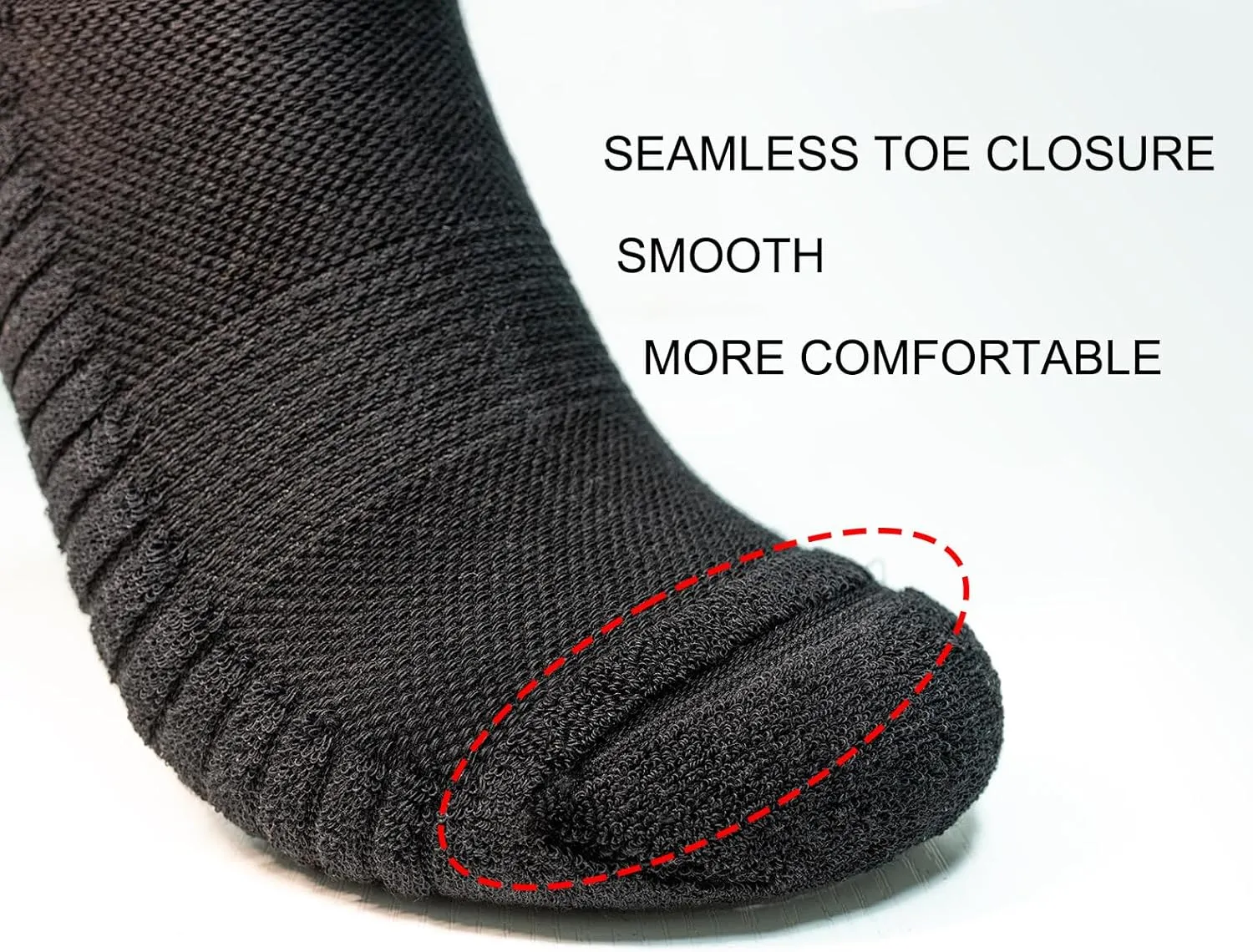 90% Cotton Cushioned Ankle Socks for Men and Women, Breathable Seamless Athletic Quarter Socks