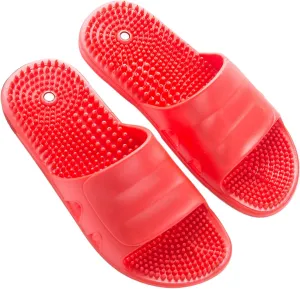 Acupressure Massage Slippers for Men Women Couples Massagers Sandal Reflexology Magnet, Shower Slippers House Slippers for Men Indoor Foot Arch Support Slippers Non Slip