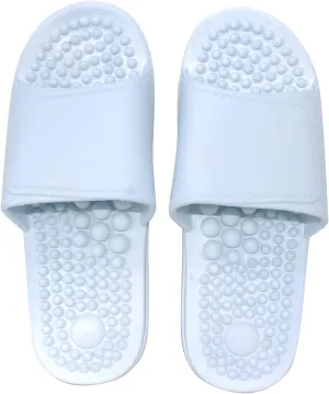 Acupressure Massage Slippers Reflexology Therapy Shoes Plantar Fasciitis Arthritis Neuropathy Pain Relief Acupuncture Slippers Non-Slip Massage Sandals Women,Gifts for Parents(Yellow, US Women 5.5-6)