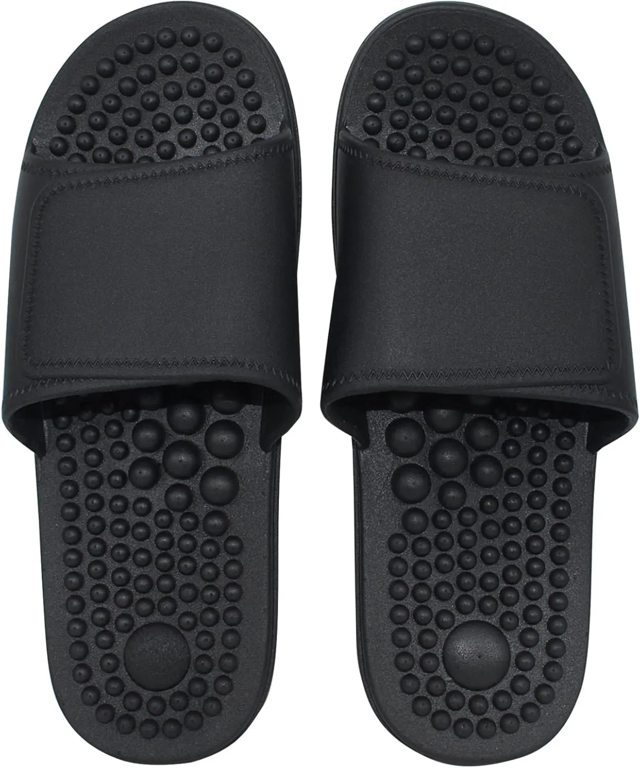Acupressure Massage Slippers Reflexology Therapy Shoes Plantar Fasciitis Arthritis Neuropathy Pain Relief Acupuncture Slippers Non-Slip Massage Sandals Women,Gifts for Parents(Yellow, US Women 5.5-6)