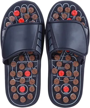 Acupressure Massage Slippers,Reflexology Massage Sandals, Tai Chi Massage Slippers, Foot Therapy Shoes, Gift for Men Women, Pain Relief, Increased Circulation & Energy