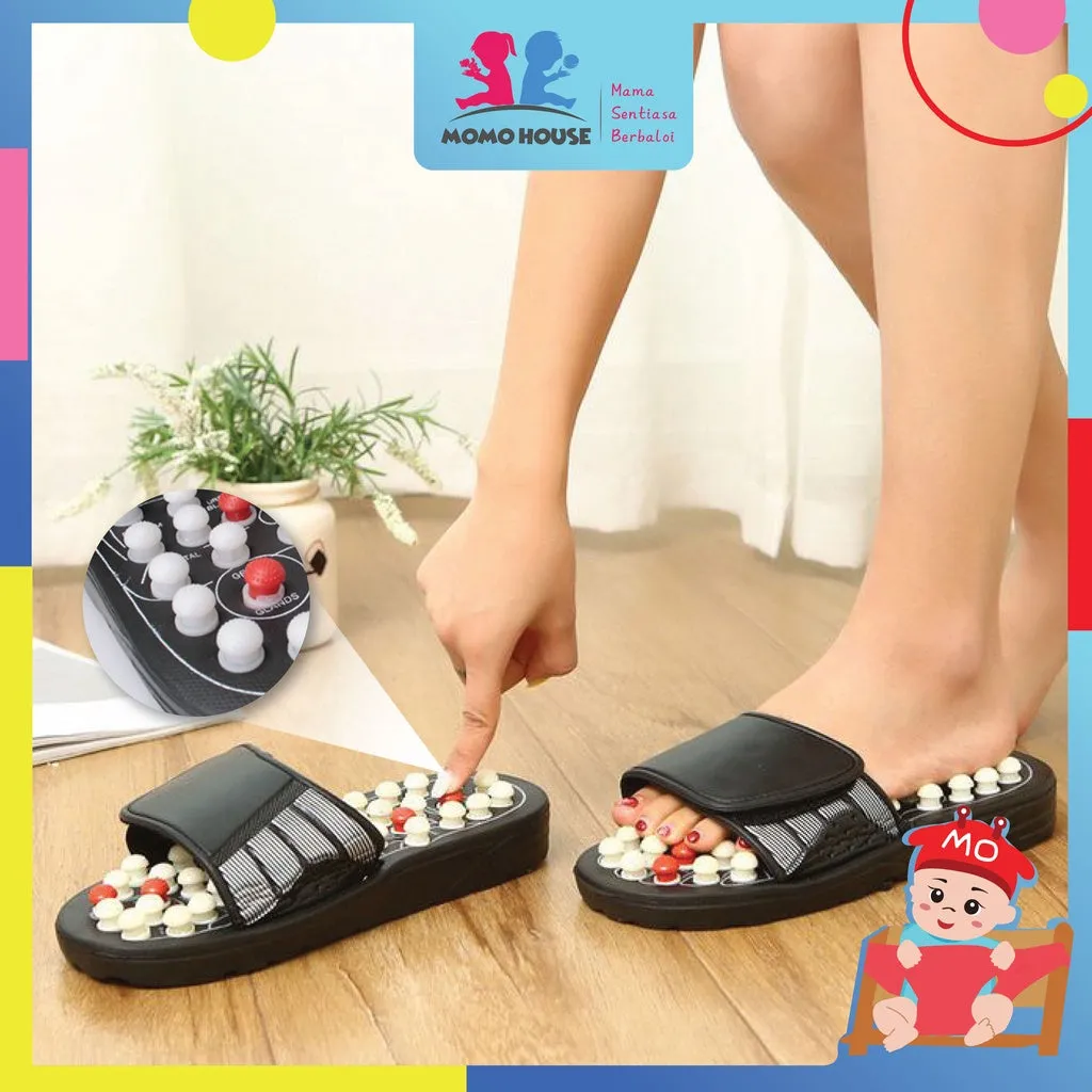 Acupressure Reflexology Foot Healthy Massage Slippers Slipper Sandal Shoe Kasut Selipar Urut