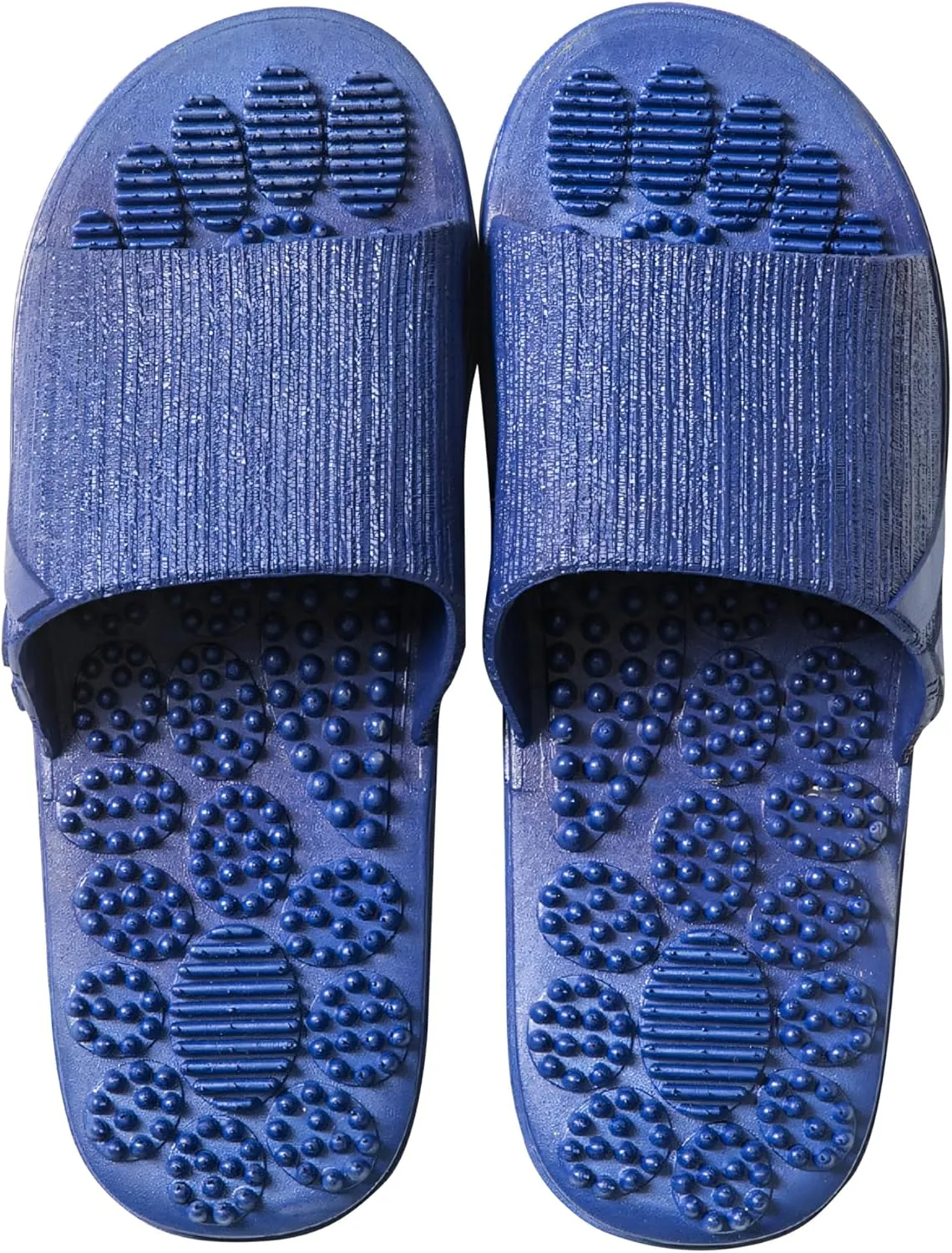 Acupressure Reflexology Slippers for Foot Acupoint Massage, Shiatsu Arch Pain Relief, Non-Slip Massage Shoes for Bath Shower