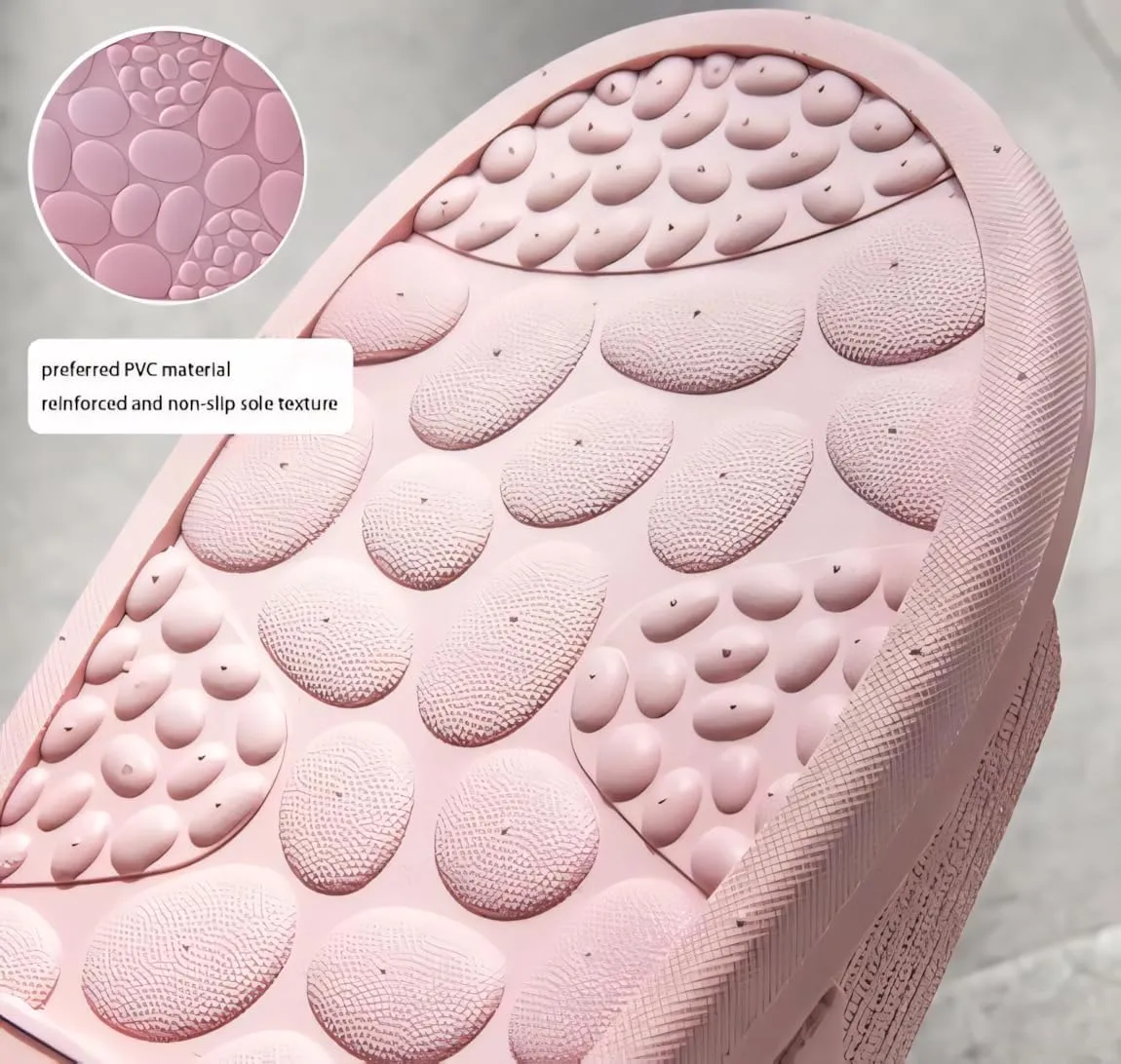 Acupressure Reflexology Slippers for Foot Acupoint Massage, Shiatsu Arch Pain Relief, Non-Slip Massage Shoes for Bath Shower