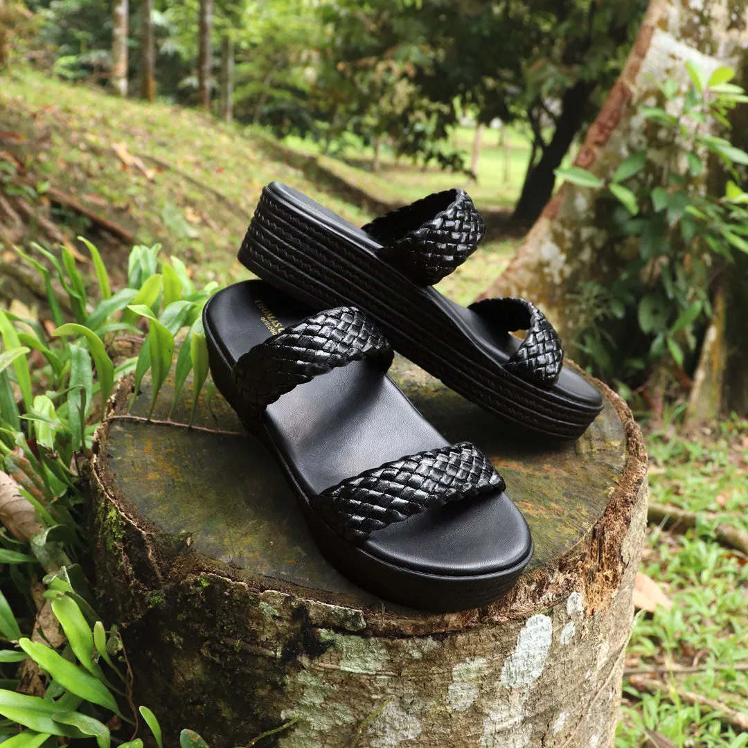 [Add to Cart RM129] Pretty Essential Strappy Flatform Sandals 2"inch [Cushioned Footbed Series]