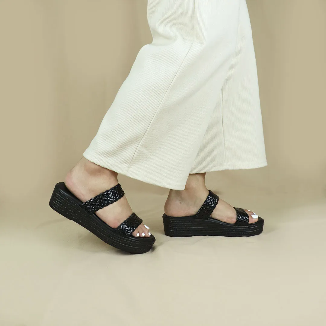 [Add to Cart RM129] Pretty Essential Strappy Flatform Sandals 2"inch [Cushioned Footbed Series]