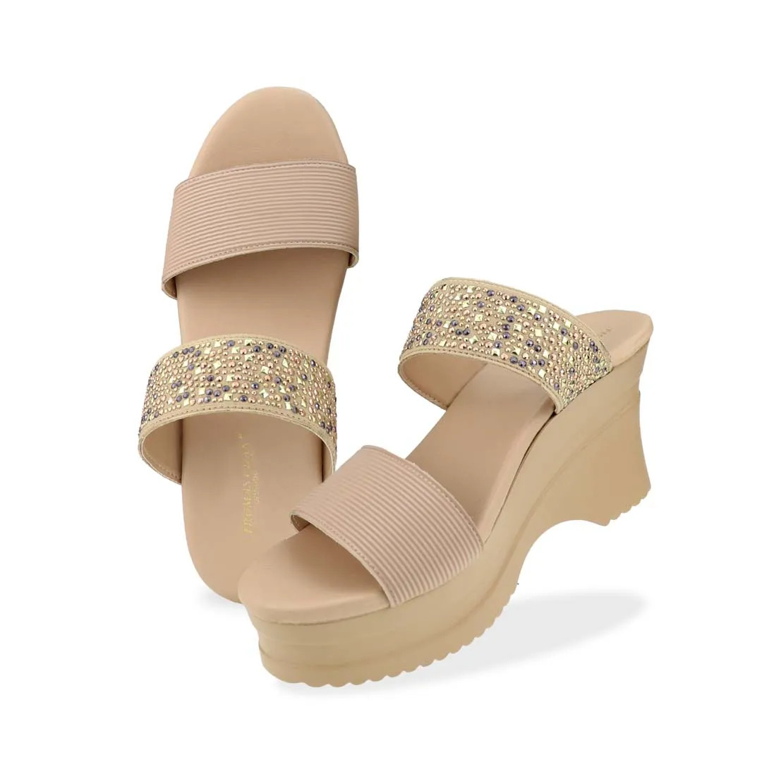 [Add to Cart RM189] Strappy Rhinestone Heels 3"inch [Cushioned Footbed Series]