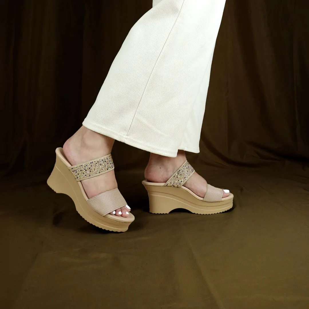 [Add to Cart RM189] Strappy Rhinestone Heels 3"inch [Cushioned Footbed Series]