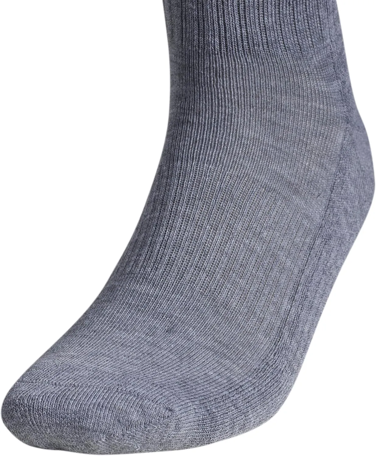 adidas 6-Pack, Athletic Cushioned Quarter Ankle Socks for Men with Arch Support