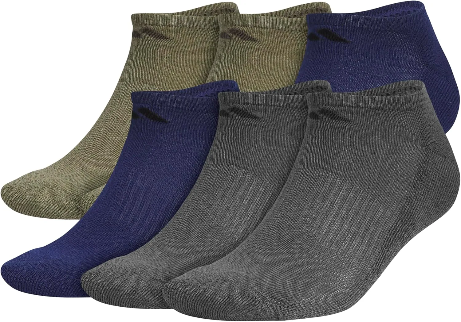 adidas Men's Athletic Cushioned Socks, 6-Pack No Show with Arch Support