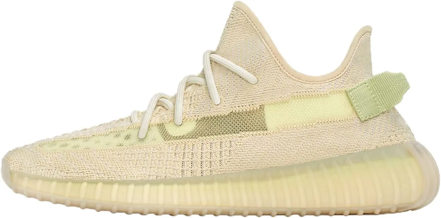 adidas Mens Yeezy Boost 350 V2 Lace Up Sneakers Shoes Casual - Beige - Size 4 M