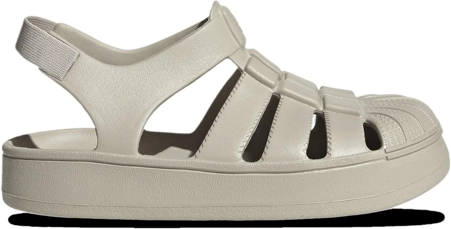 Adidas Originals Superstar Sandal - Boys' Preschool (IH3509, Wonder Alumina/Wonder Alumina)