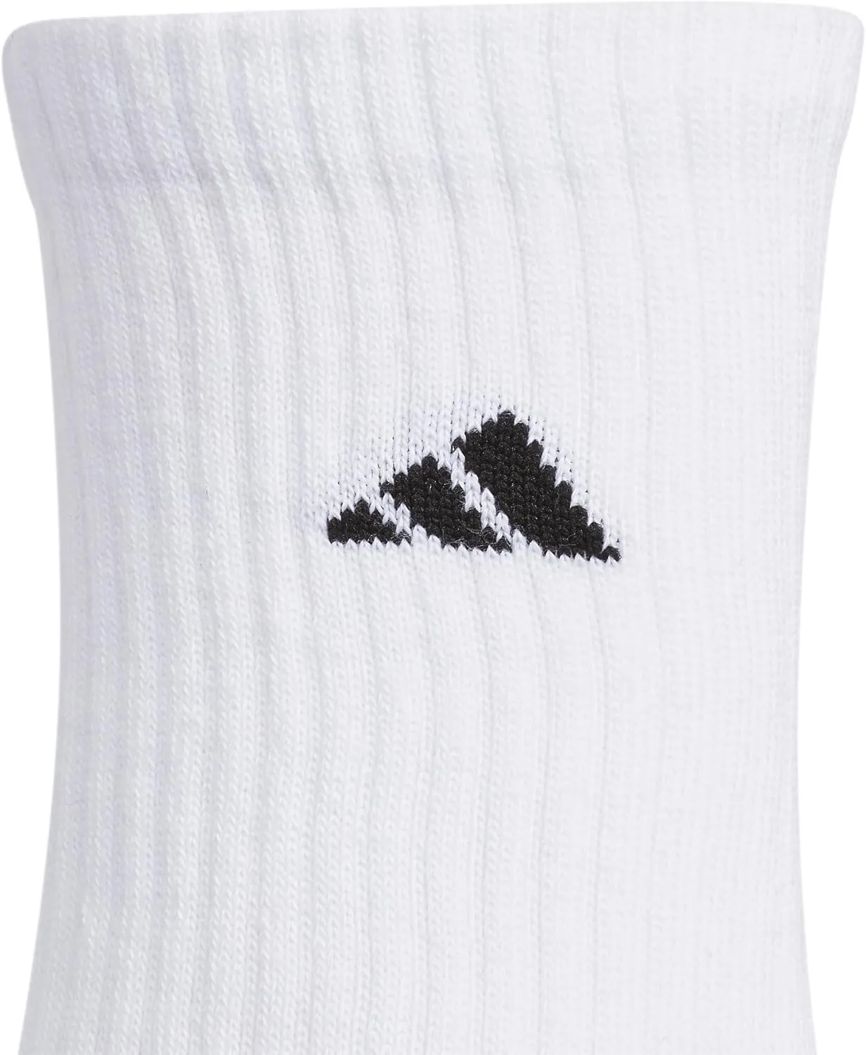 adidas Youth Athletic Cushioned 6-Pack Crew, Kid's Crew Socks for Sports, Durable & Breathable