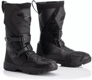 Adventure-X CE Waterproof Motorcycle Riding Boots (Black, US 08)