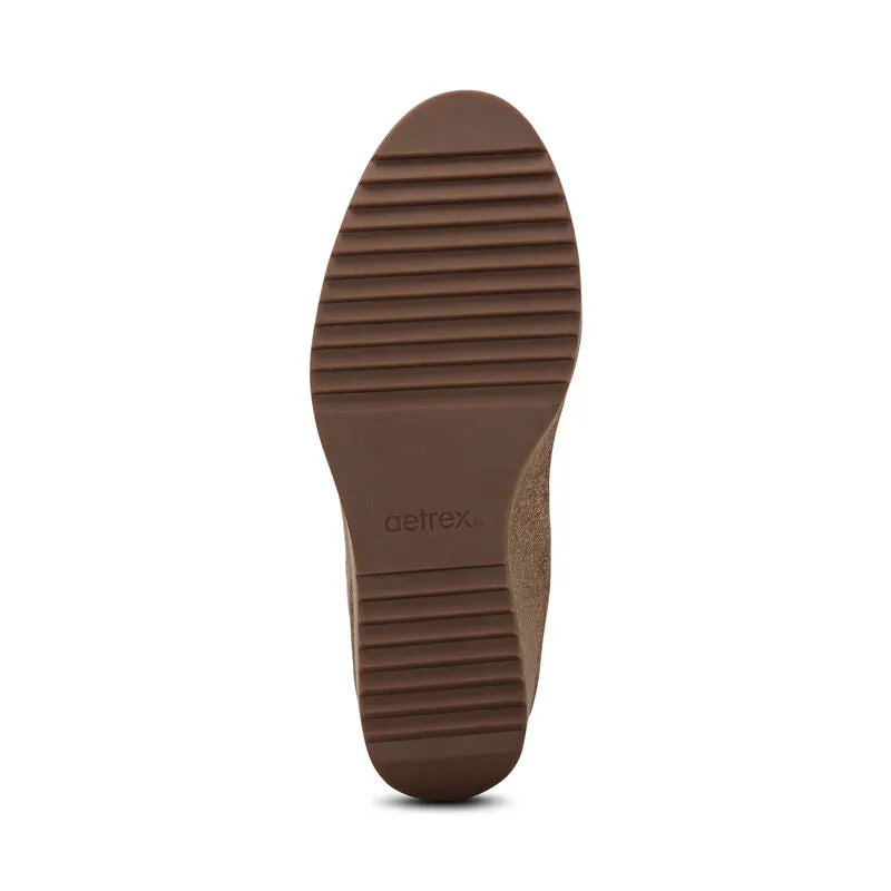 Aetrex Dawn Wedge Boot (Women) - Tan