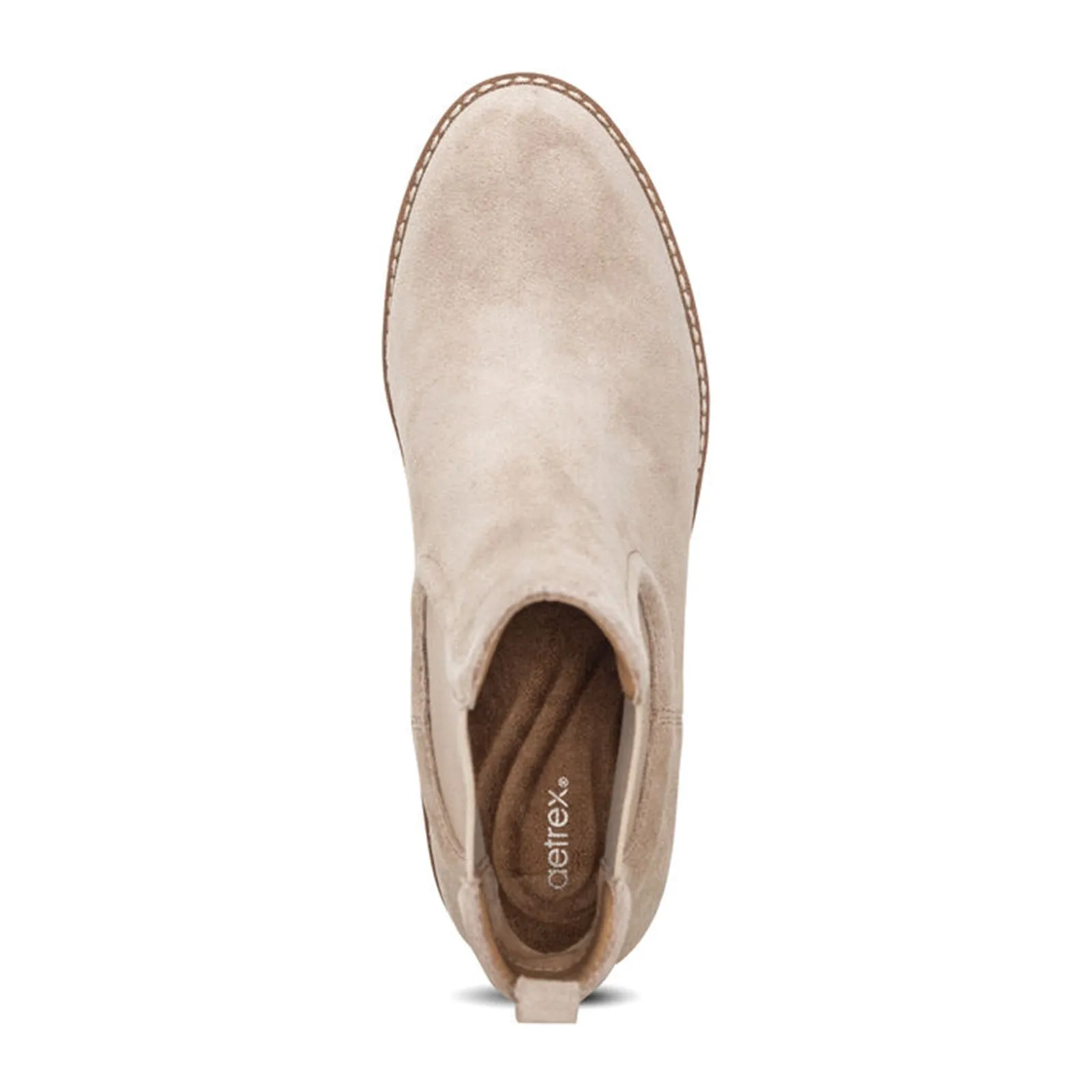 Aetrex Dawn Wedge Boot (Women) - Tan