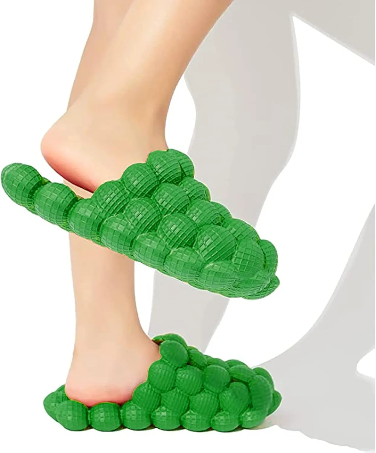 Afellicy Massage Bubble Slides for Women and Men,Funny Golf Spa Slippers Indoor and Outdoor Non-Slip Bath Shower Shoes Bedroom House Gym Basketball Slides Pillow Sandals Breathe Slipper
