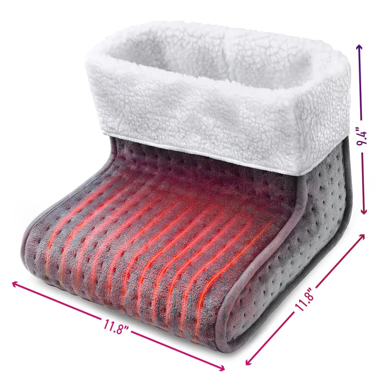 Aheata Heated Foot Warmer With Digital Controller