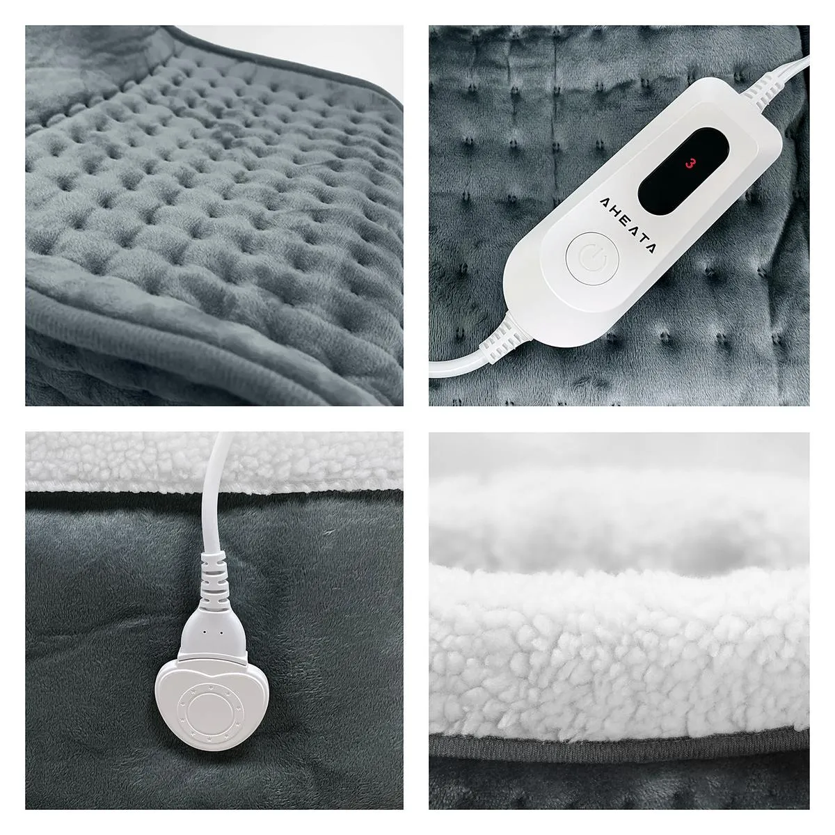 Aheata Heated Foot Warmer With Digital Controller