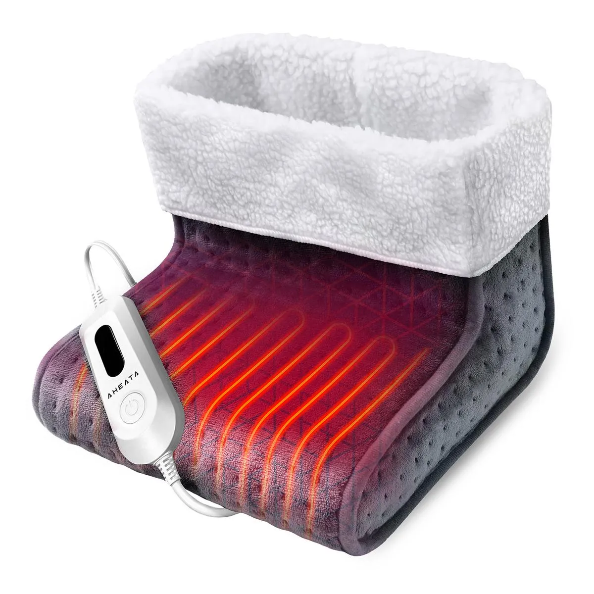 Aheata Heated Foot Warmer With Digital Controller