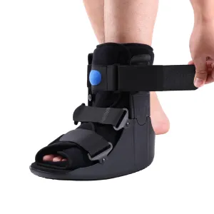 Air Cam Walking Boot, Short Walker Boot Fracture Boot for Sprained Ankle and Achilles Tendon, Inflatable Orthopaedic Boot for Broken Foot Post-Op Rehab (Small)