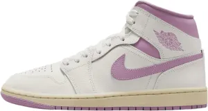 Air Jordan 1 Mid Women's Shoes (BQ6472-162, Sail/Muslin/Orchid) Size 11.5
