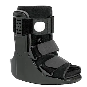 Air Walking Boot, Fracture Boot Short Walker Protection Fits Left or Right Foot Ankle Support for Injuries Fractures Sprains Black S