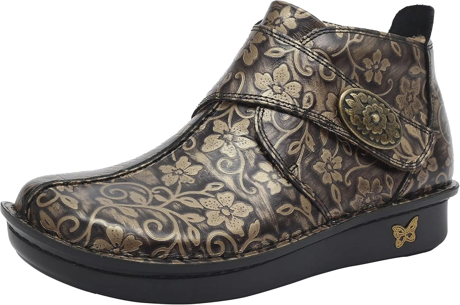 Alegria Womens Caiti Rustic Leather Boots 6-6.5 M US