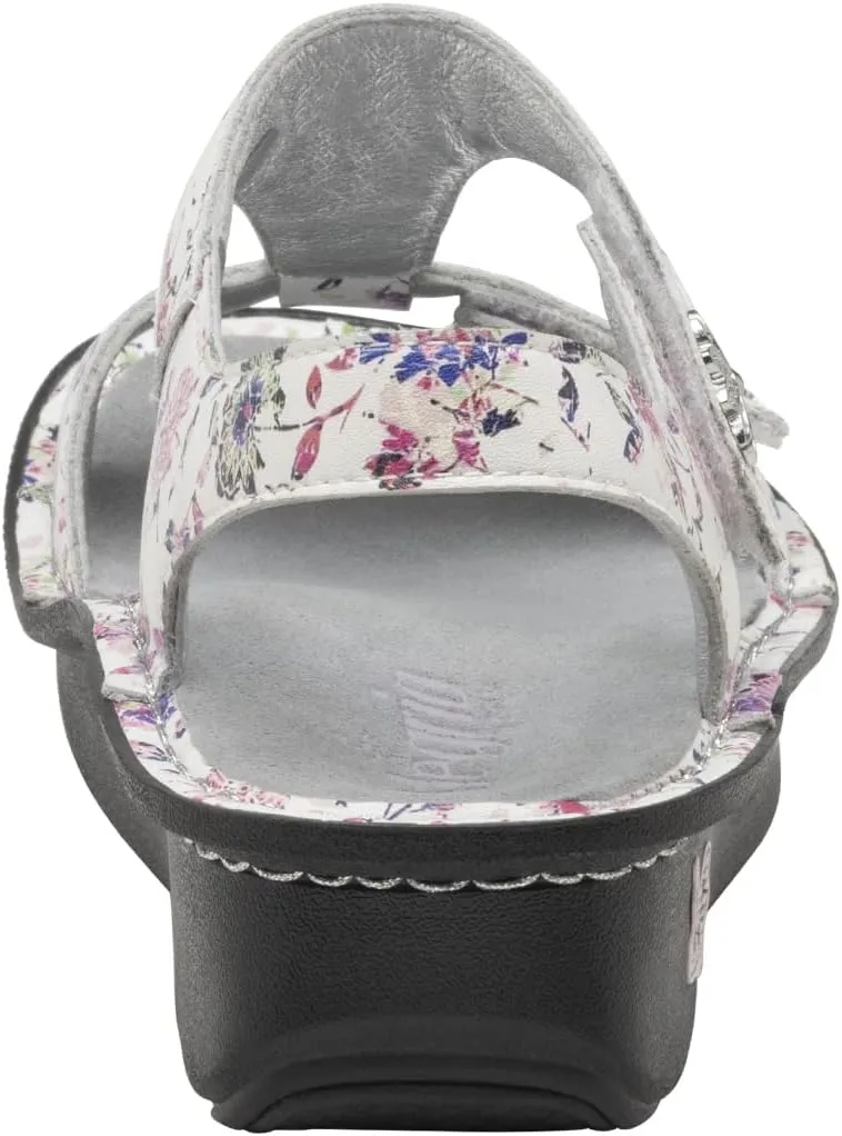 Alegria Womens Kerri - Timeless Comfort, Arch Support and Travel Style - Casual Open Toe T-Strap Platform Leather Sandal