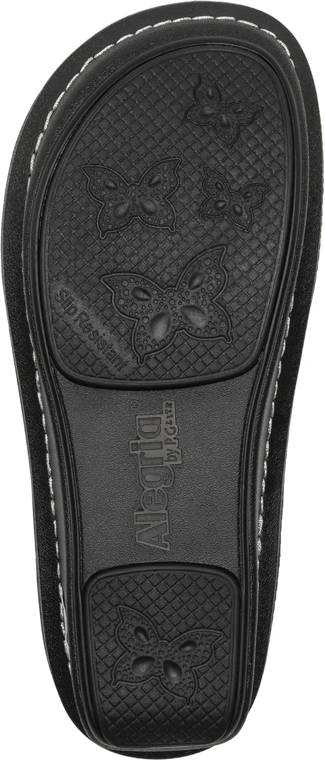 Alegria Womens Kerri - Timeless Comfort, Arch Support and Travel Style - Casual Open Toe T-Strap Platform Leather Sandal