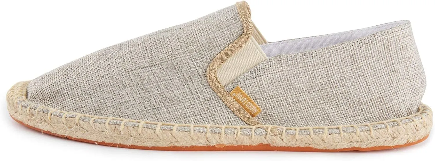 Alexis Leroy Men's Fashion Casual Canvas Slip on Flat Espadrilles