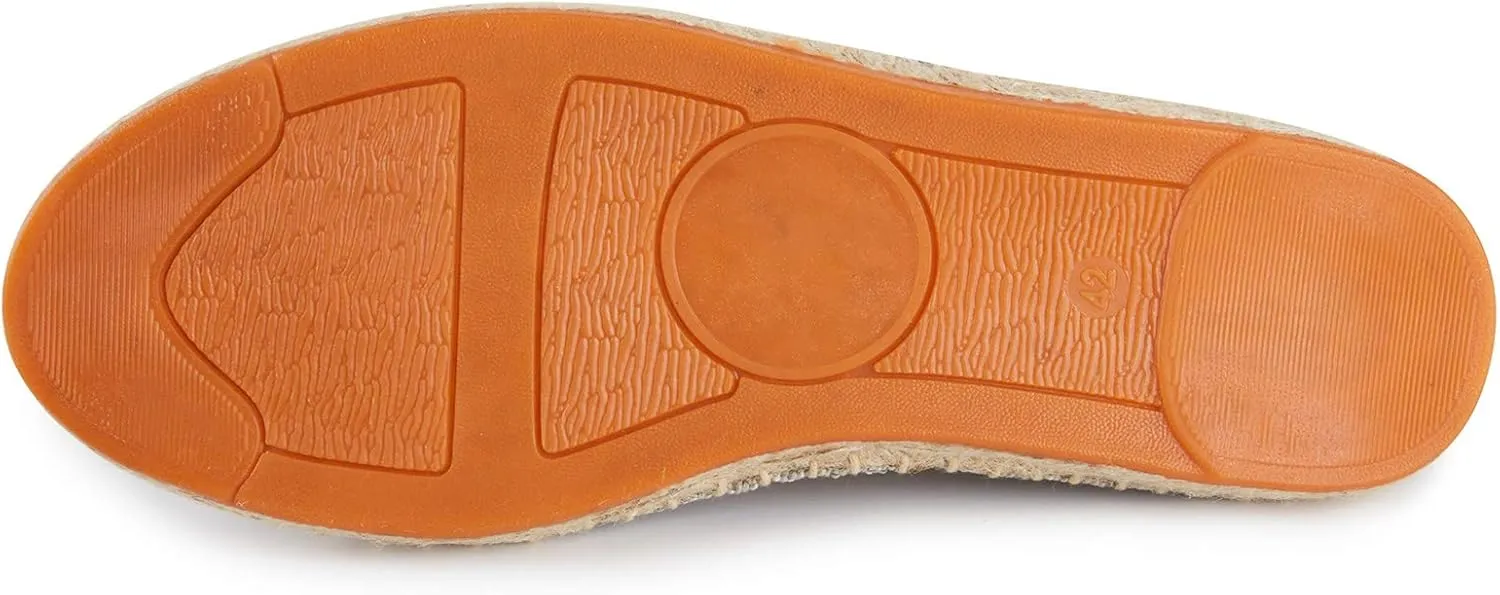 Alexis Leroy Men's Fashion Casual Canvas Slip on Flat Espadrilles