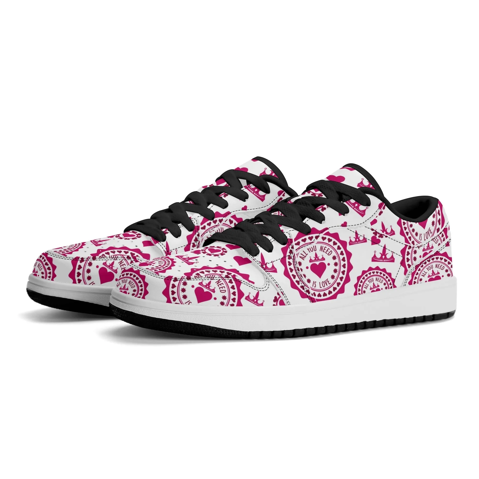 All you need Low Top Leder Sneaker für Damen