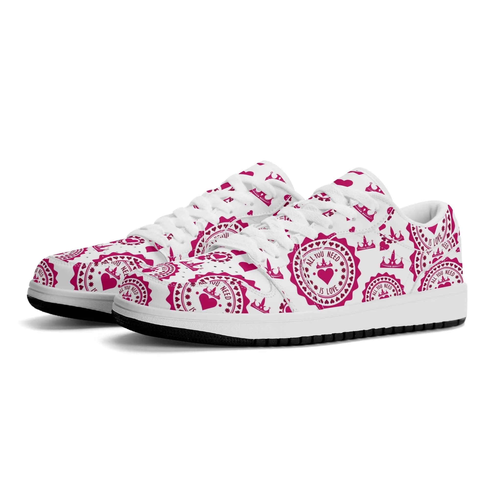 All you need Low Top Leder Sneaker für Damen