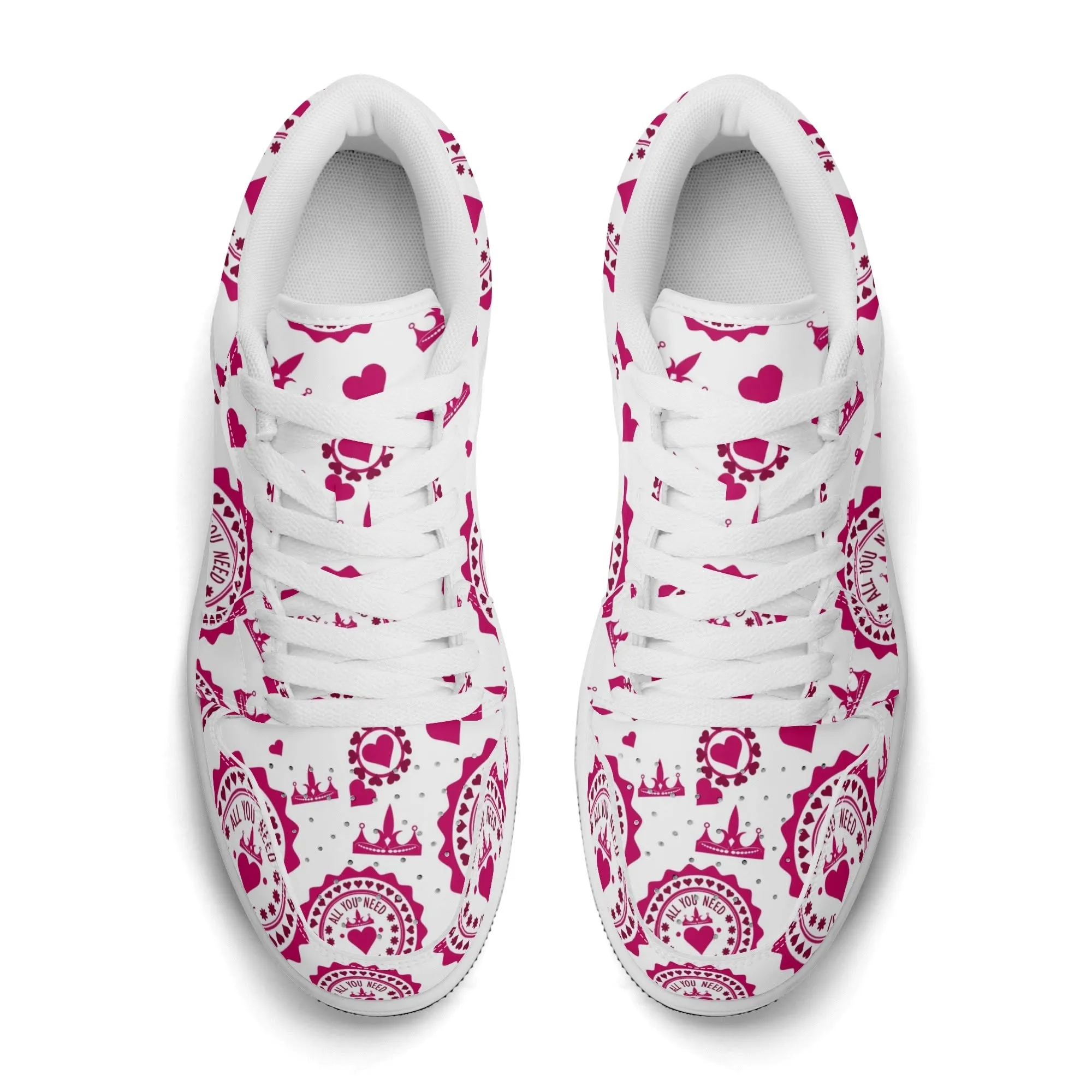 All you need Low Top Leder Sneaker für Damen