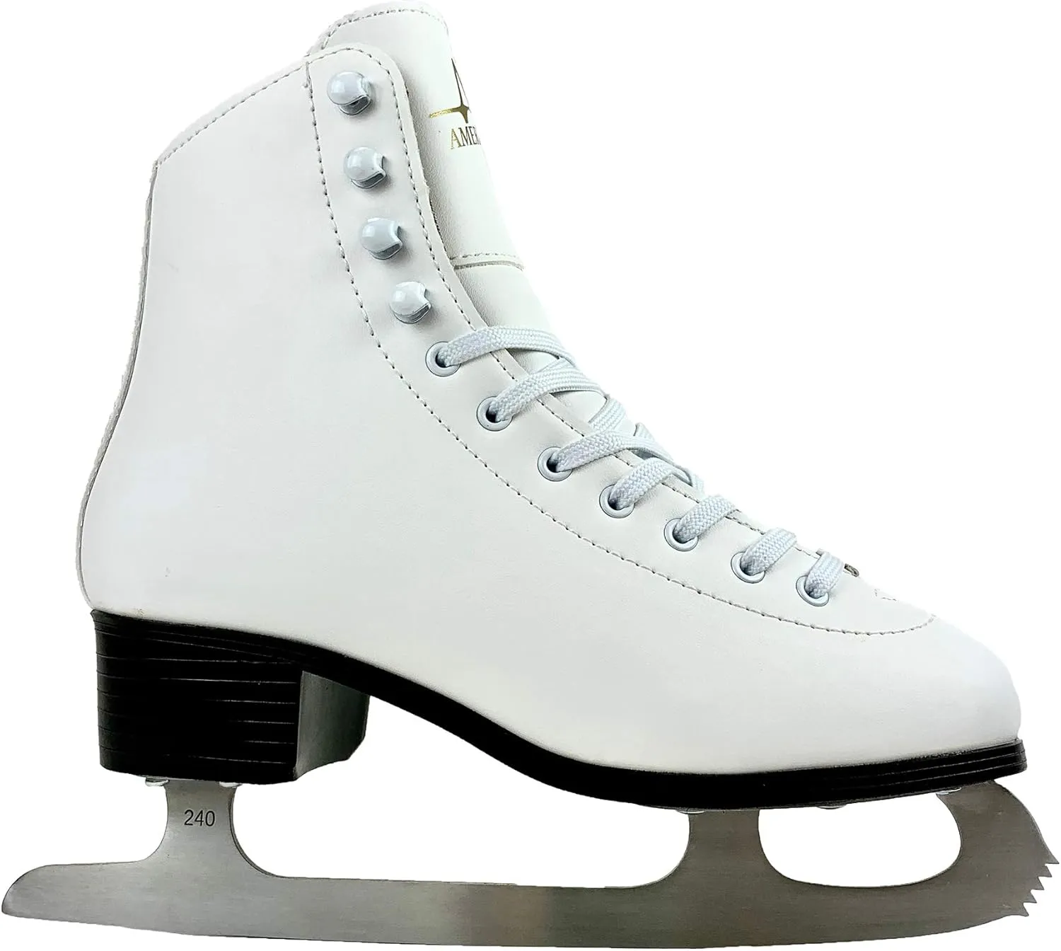 American Athletic Shoe Women's Tricot Lined Ice Skates