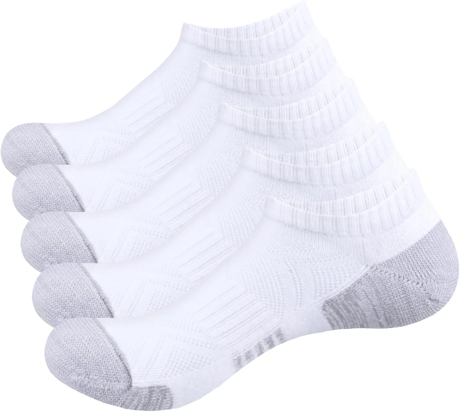 Ankle Socks For Men, Sweat Wicking Anti Odor Low Cut Cotton Cushioned Casual Everyday Gym Athletic Running Socks