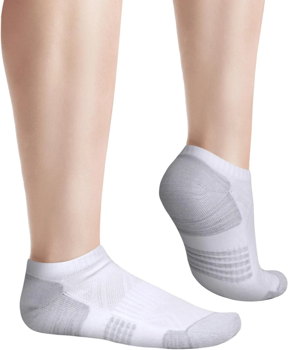 Ankle Socks For Men, Sweat Wicking Anti Odor Low Cut Cotton Cushioned Casual Everyday Gym Athletic Running Socks
