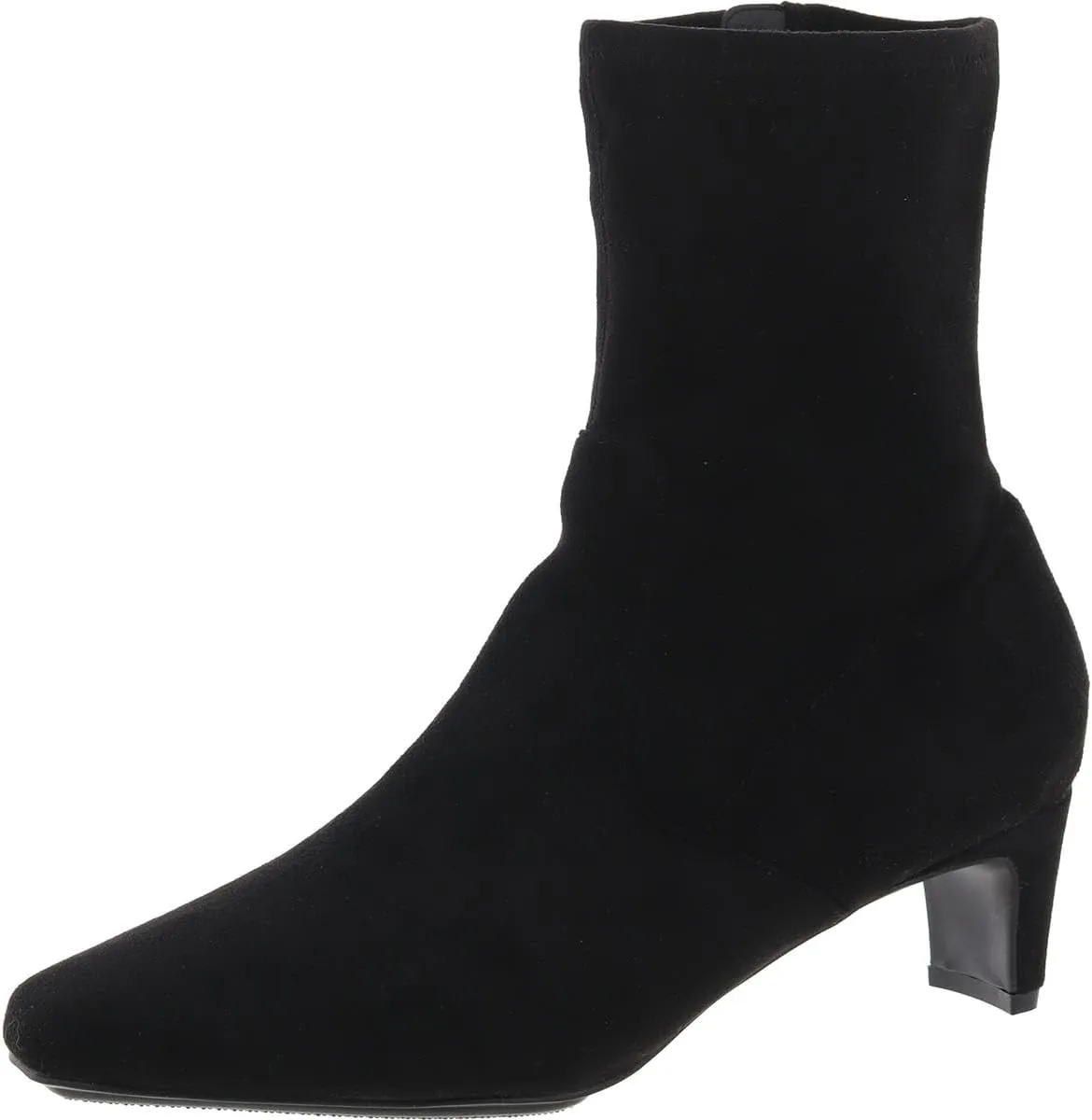 Anne Klein Womens Iga Zipper Faux Suede Booties