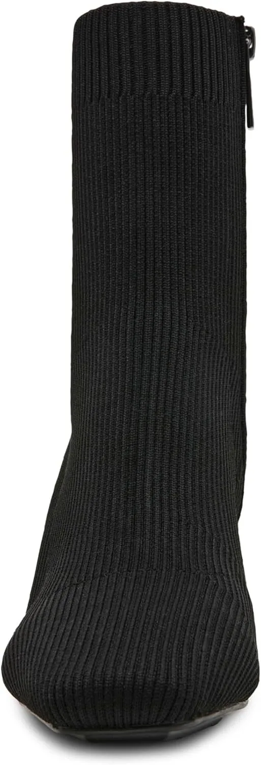 Anne Klein Womens Tessel Stretch Knit Booties