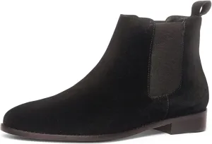 Anthony Veer Michelle Chelsea Boots for Women | Italian Full Grain Calfskin Leather | Low Heel & Almond Shaped Toe | Cushioned Ortholite Bedded Insoles
